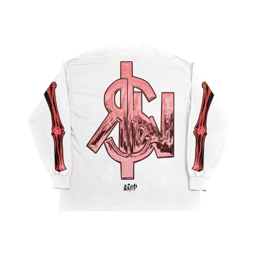 Red "SKELLY" Long Sleeve