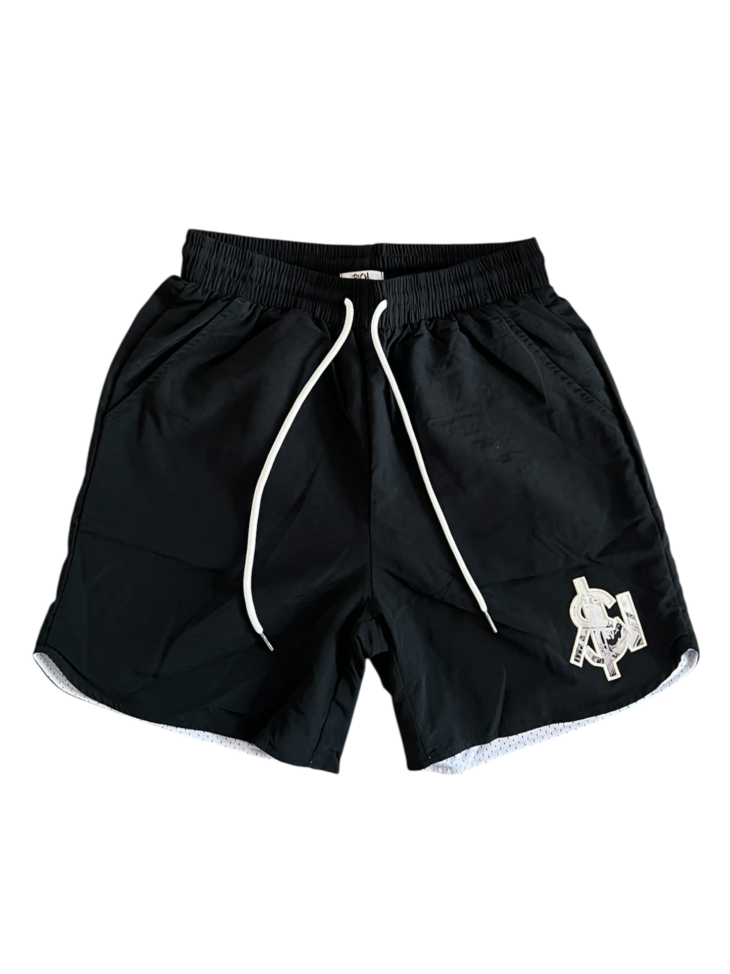 Black Rich Walkers Shorts