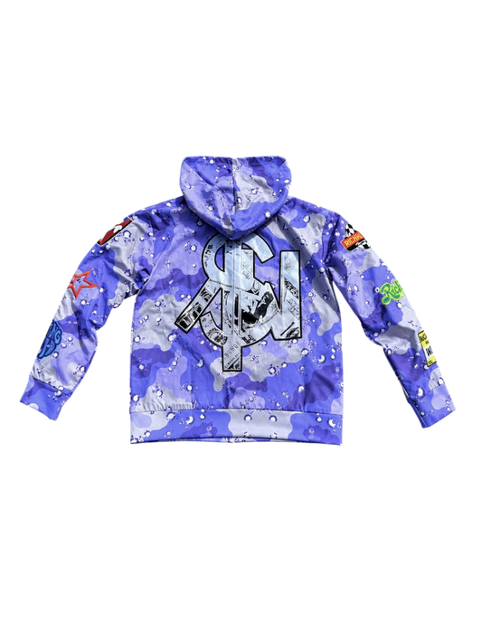 “Amethyst Camo” Fleece Hoodie
