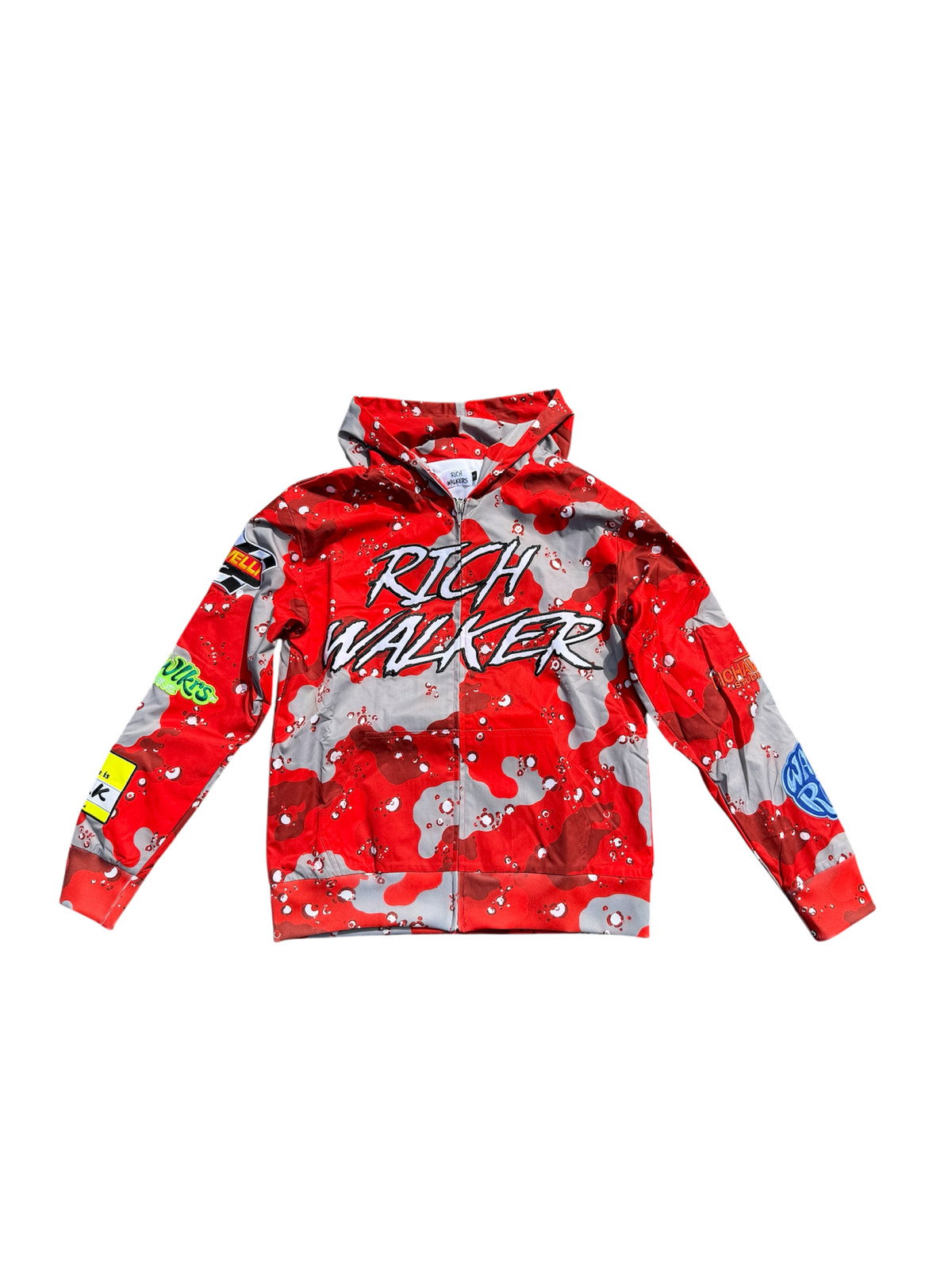 “RED CAMO” Fleece Hoodie