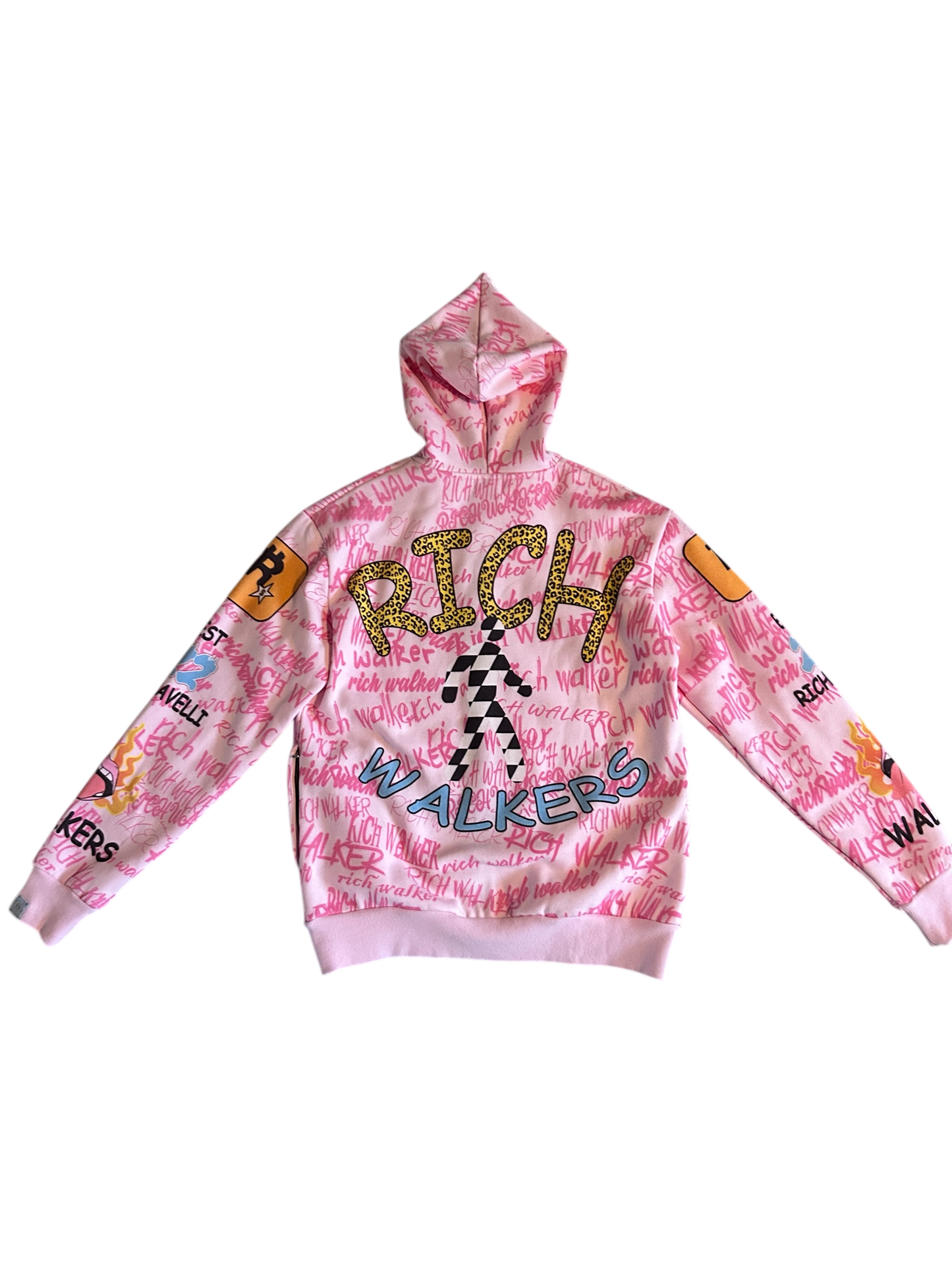 “PINK” Graffiti Full Zip Hoodie