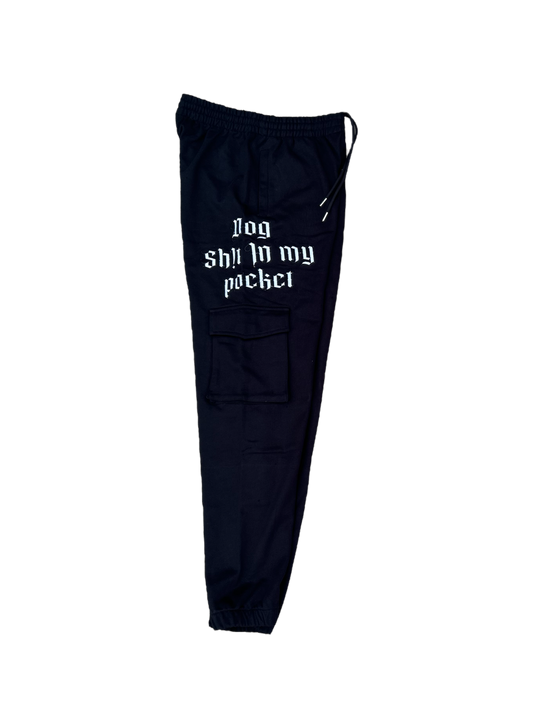 Black "DOG SH!T" Sweatpants