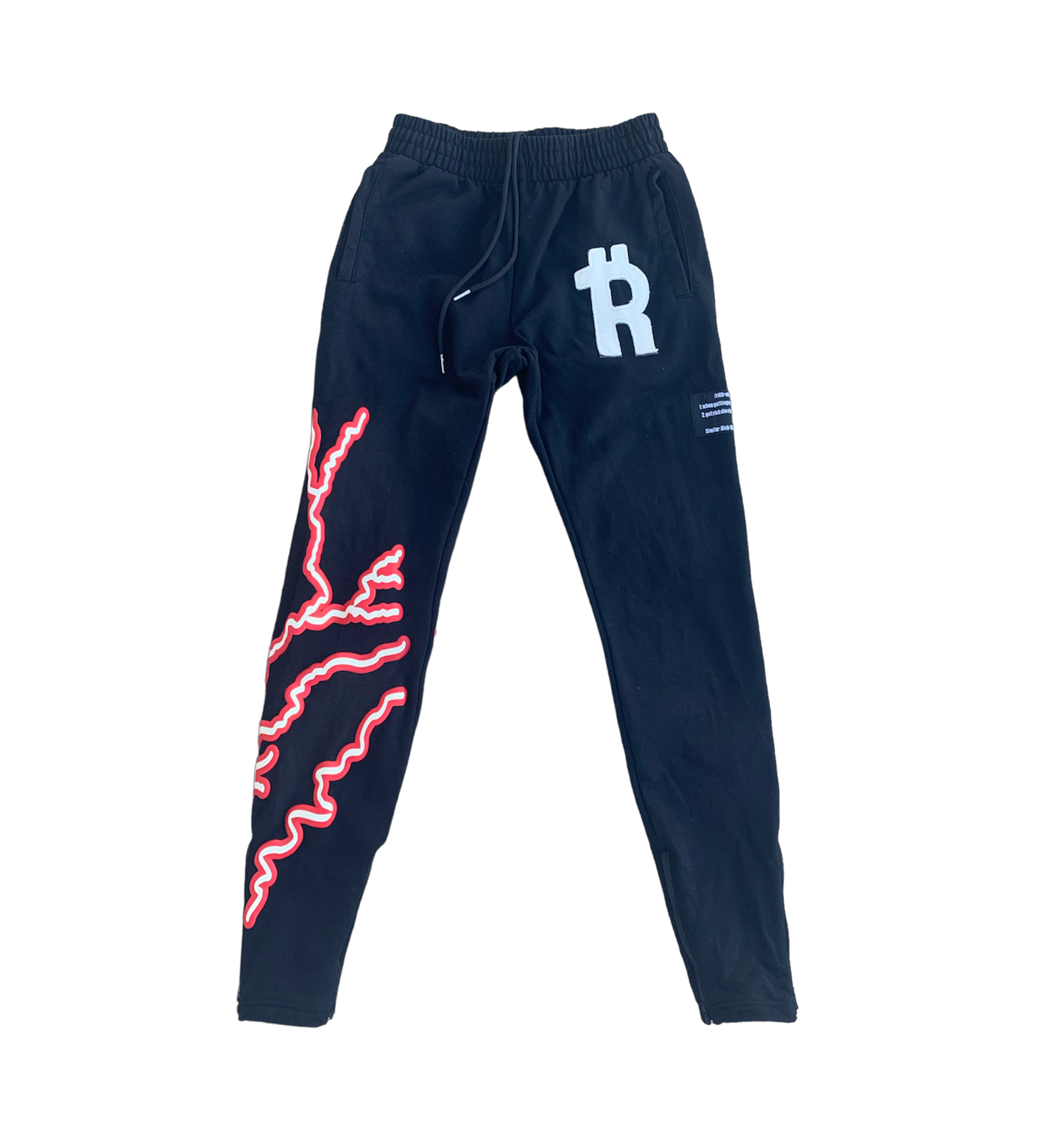 Black "Struck Rich" Sweatpants