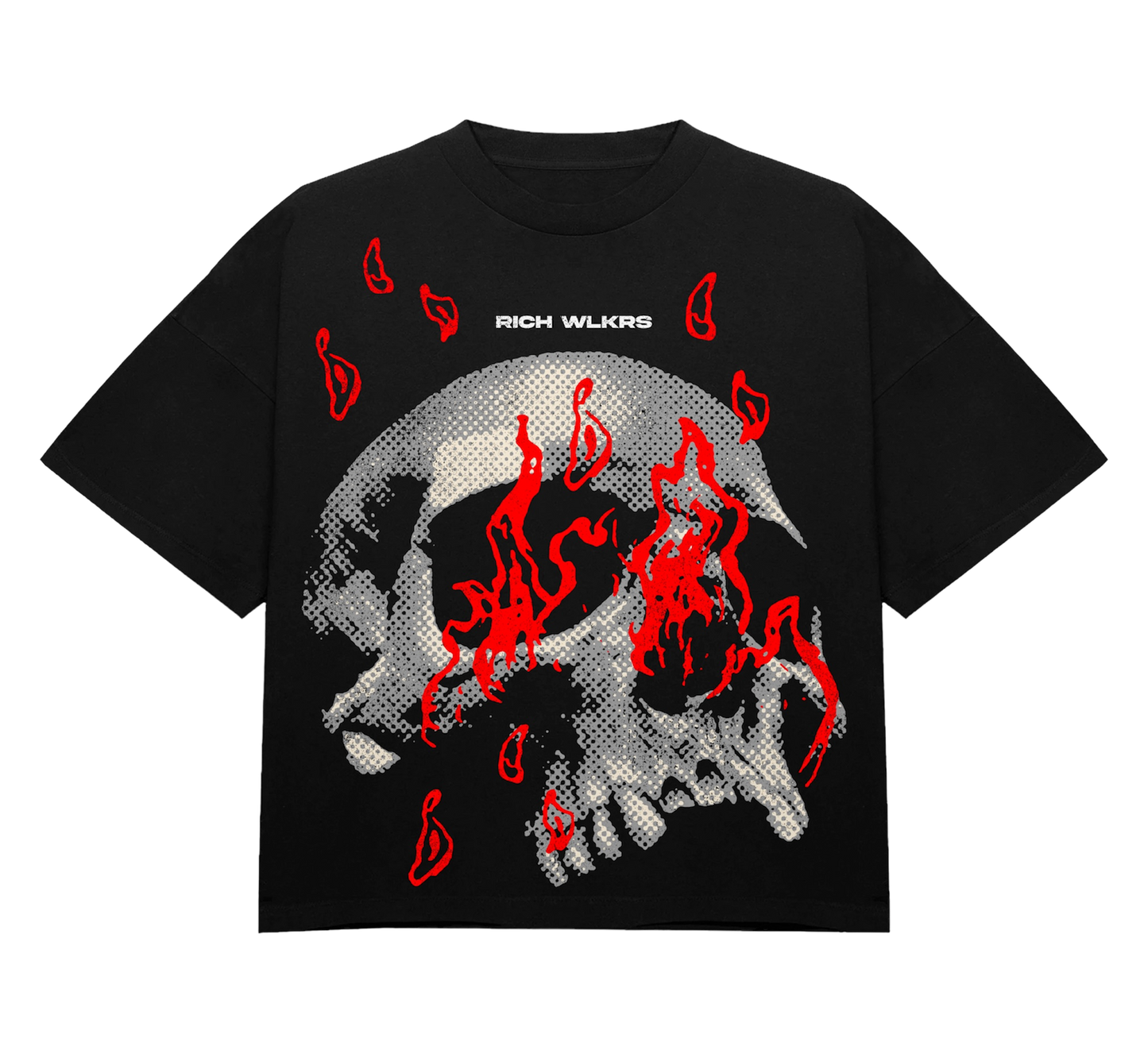 "TORCHED SKULL" Tee