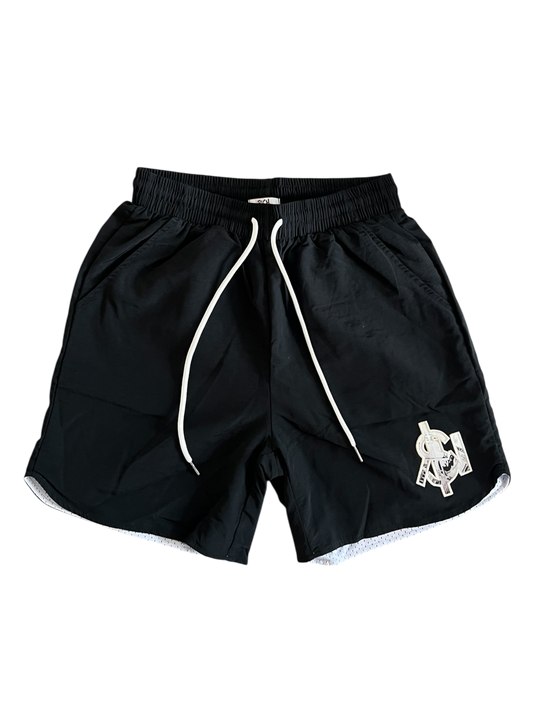 Black Rich Walkers Shorts